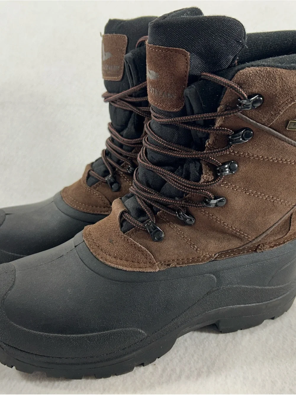Field & Stream Brown and Black Waterproof Lace-Up Men's Boots